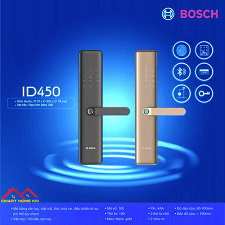 Khoá cửa vân tay Bosch ID450