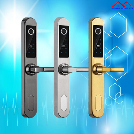 Khóa cửa vân tay cửa nhôm Komann E68s