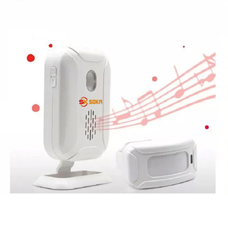 Chuông báo khách báo động chống trộm hồng ngoại không dây thông minh SOKA- SF20R
