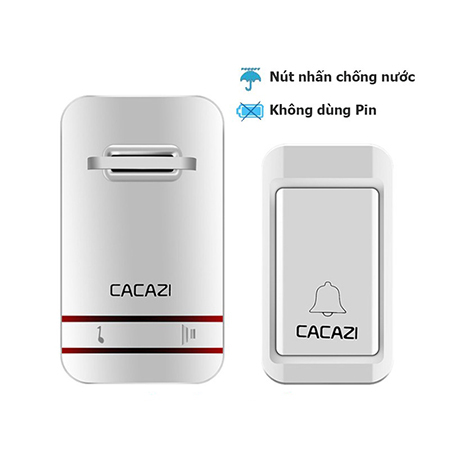 Chuông cửa không dây không dùng pin thông minh báo khách từ xa