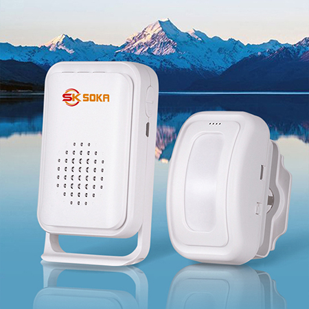 Chuông báo khách báo động hồng ngoại chống trộm không dây thông minh SOKA- Pro