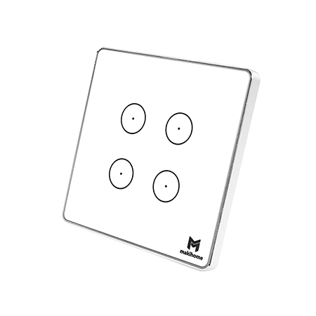 CÔNG TẮC CẢM ỨNG THÔNG MINH WIFI VUÔNG VIỀN NHÔM 
