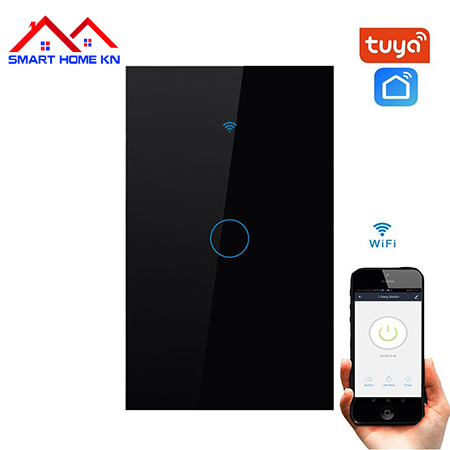 Công tắc thông minh hẹn giờ cảm ứng Wifi Tuya 1 nút 