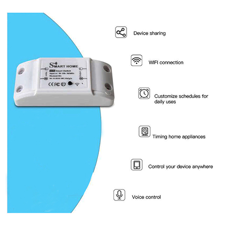 Công tắc hẹn giờ thông minh wifi tuya